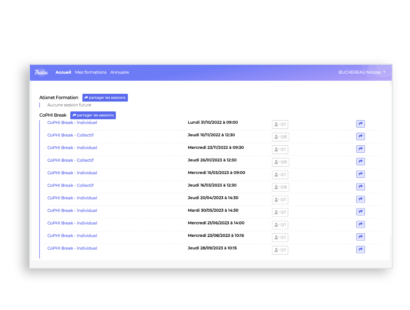 Accueil Thalia mode liste